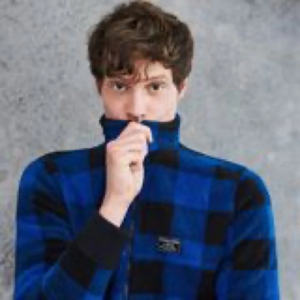 Abercrombie & Fitch 2016 Collection Blue & Black Buffalo Plaid Full Zip Fleece - Picture 11 of 11